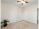 Cozy bedroom featuring a ceiling fan and ample closet space for optimal storage at 1927 Westminster Pl, Columbus, IN 47201