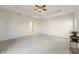 The main bedroom features a tray ceiling, neutral decor, and ample space to relax and unwind at 1927 Westminster Pl, Columbus, IN 47201