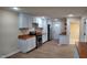 Modern kitchen with white cabinets, stainless steel appliances, and butcher block countertops at 2216 Bethel Ave, Indianapolis, IN 46203