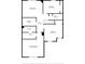 Second floor plan featuring Gathering room, bedrooms, baths, laundry, WIC, hall, and accurate room dimensions at 3038 Arrowroot Ln, Indianapolis, IN 46239