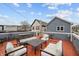 Relaxing rooftop deck with patio furniture, offering a great outdoor living space with neighborhood views at 357 Parkway Ave, Indianapolis, IN 46225