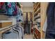 A well-organized walk-in closet with ample storage for clothes, shoes, and accessories at 357 Parkway Ave, Indianapolis, IN 46225
