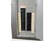 Electrical breaker box showing labeled circuits at 5209 S Bancroft St, Indianapolis, IN 46237