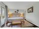 Cozy bedroom featuring neutral tones, natural light, and hardwood flooring at 5925 Leisure Ln, Pittsboro, IN 46167