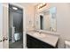 Well-lit bathroom featuring a vanity with sink and mirror at 6591 Rushing, Noblesville, IN 46062