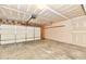Spacious garage featuring concrete flooring and an insulated door at 6591 Rushing, Noblesville, IN 46062