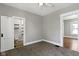 Cozy bedroom with a glimpse into the attached bathroom at 67 S 9Th Ave, Beech Grove, IN 46107