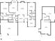 Detailed floor plan of the home layout, showcasing room dimensions and layout at 7113 Lakeside Woods Dr, Indianapolis, IN 46278