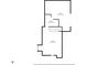 Second story floor plan showcasing attic and room dimensions at 7113 Lakeside Woods Dr, Indianapolis, IN 46278