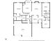 Detailed floor plan of the home layout, showcasing room dimensions and layout at 7113 Lakeside Woods Dr, Indianapolis, IN 46278