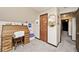 Cozy bedroom features wooden desk, and carpeted floor at 8327 S County Road 825 E, Plainfield, IN 46168