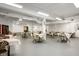 Open hall space with tables and chairs, ideal for gatherings or community events at 840 Cottage Ave, Indianapolis, IN 46203