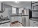 Efficient kitchen layout with modern appliances, ample storage, and a convenient sink at 936 N Oxford St, Indianapolis, IN 46201