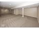 Spacious finished basement featuring neutral carpet and recessed lighting at 11648 Stickney Ct, Fishers, IN 46037