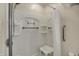 Modern shower with grab bars and convenient seating at 1194 S Faculty Dr, Indianapolis, IN 46241