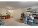 Spacious basement with ample storage and flexible layout, ideal for recreation, fitness, or entertainment at 14910 Declaration Dr, Westfield, IN 46074