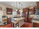 Well-appointed kitchen with stainless appliances, granite countertops, and a center island at 14910 Declaration Dr, Westfield, IN 46074
