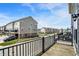 View from the deck showcasing the neighborhood and clear blue sky at 17269 Dallington St, Westfield, IN 46074