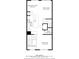 Floorplan of the home's kitchen, dining, and Gathering room layout with measurements at 17269 Dallington St, Westfield, IN 46074