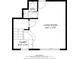 Floorplan of the first floor of the home with bath, foyer, and living room layout at 17269 Dallington St, Westfield, IN 46074