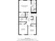Floorplan of the home's second floor featuring bedrooms, baths, laundry, and walk in closet at 17269 Dallington St, Westfield, IN 46074