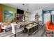 Cozy dining area with unique decor and comfortable seating arrangements at 17302 Graley Pl, Westfield, IN 46074
