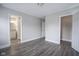 Primary bedroom with ensuite bath and spacious closet at 1921 Union St, Indianapolis, IN 46225