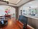 Dining room with view into an open-concept living area and kitchen at 1995 Brookfield Ct, Columbus, IN 47201