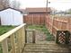 A quaint, fenced backyard with lots of potential at 212 W Burnside Ave, Fairland, IN 46126