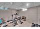 Basement home gym with exercise equipment, perfect for staying active at 2204 Pamela Dr, Indianapolis, IN 46220