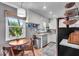 Bright kitchen features stainless steel appliances, granite countertops, and an eat-in breakfast nook at 2204 Pamela Dr, Indianapolis, IN 46220