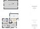 Floor plans for the entire house, including the basement, garage, and upper level at 301 E 34Th St, Anderson, IN 46013