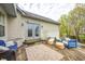 Comfortable deck features cozy seating, a stylish rug, and natural lighting for outdoor enjoyment at 3051 Firestone Cir, Indianapolis, IN 46234