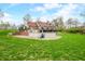 Lush backyard featuring an above-ground pool and multi-tiered decks for ultimate outdoor enjoyment at 3331 Daniel St, Mooresville, IN 46158