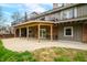 Inviting backyard with patio under deck, featuring a pool, and comfortable seating at 3331 Daniel St, Mooresville, IN 46158
