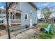 Spacious backyard featuring a basketball hoop, fire pit, and seating, perfect for outdoor relaxation and entertainment at 433 Eastern Ave, Indianapolis, IN 46201