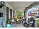 Cozy front porch featuring comfortable seating and decorative touches at 433 Eastern Ave, Indianapolis, IN 46201