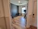 A brightly lit room provides the perfect exercise space, with hardwood floors and ample natural light at 4810 Oak Hl Dr, Lebanon, IN 46052