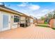 Backyard deck with cat enclosure, offering outdoor space for pets and relaxation at 5126 Shadow Pointe Dr, Indianapolis, IN 46254
