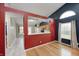 View of the kitchen from the living room, highlighting its open concept and modern design at 5126 Shadow Pointe Dr, Indianapolis, IN 46254