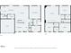 Floor plan showcasing the layout of the home, including the kitchen, living room, and bedrooms at 5817 Thompson Park Blvd, Indianapolis, IN 46237