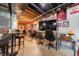 Spacious basement area decorated with sports memorabilia, perfect for entertaining at 6081 Boulder Ct, Columbus, IN 47201