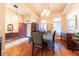 Inviting dining room offers ample seating and stylish decor at 6081 Boulder Ct, Columbus, IN 47201