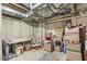 Spacious unfinished basement offering ample storage and potential living space at 621 Foxboro Dr, Avon, IN 46123
