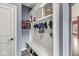Mudroom includes storage with an enclosed storage bench and wall mounted hooks and cubbies at 621 Foxboro Dr, Avon, IN 46123