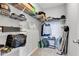 Organized walk-in closet with wire shelving and ample storage for clothing, hats, and accessories at 6622 Cardiff Cir, McCordsville, IN 46055