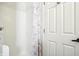 Clean bathroom featuring a shower with a marble-patterned curtain at 7048 Tassel Meadow Dr, Indianapolis, IN 46217