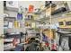 Walk-in pantry with ample shelving for organized storage of groceries and household items at 7048 Tassel Meadow Dr, Indianapolis, IN 46217