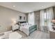 This is a lovely bedroom with natural light and stylish decor at 7331 Deerberg Dr, Indianapolis, IN 46259