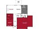This is the first floor plan of this home showing the kitchen, great room, and garage at 7331 Deerberg Dr, Indianapolis, IN 46259